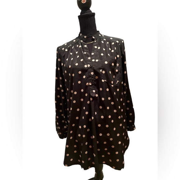 Fun 2 Fun Polkadots Blouse - Picture 1 of 10